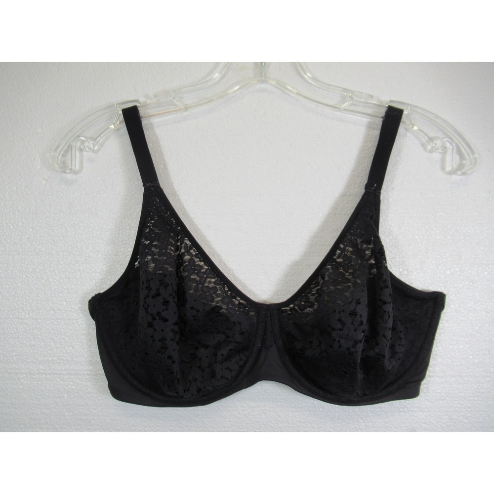 Chantelle Norah Unlined Comfort Bra 34DDD Purple Underwire 13f1